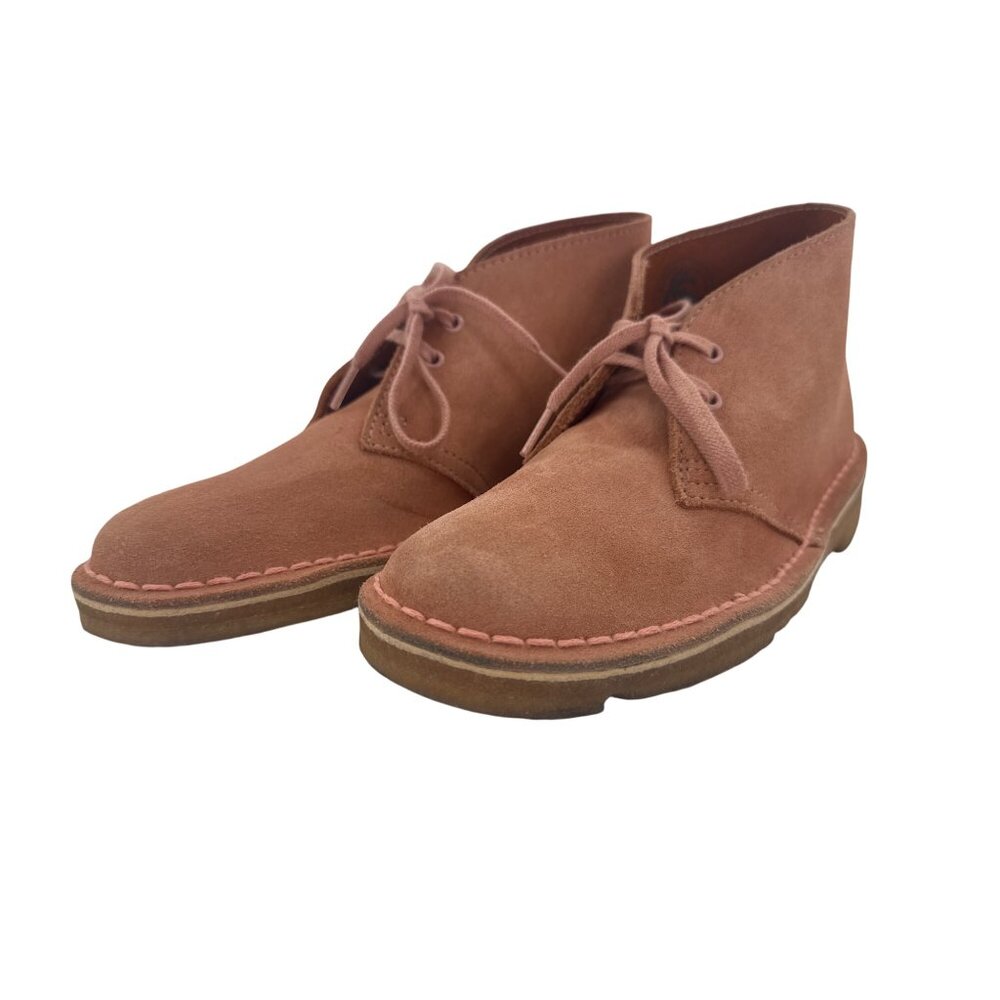 Clarks‎ Originals Womens Suede Desert Boots Size 6 Rose Pink